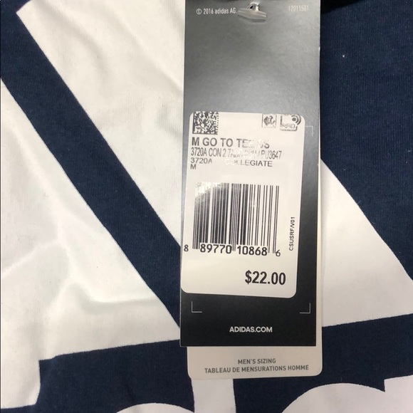 Adidas men’s t-shirt go tee ss bu3647 B13 - Picture 3 of 3